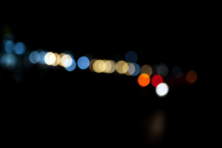 night bokeh is backgroundの写真素材