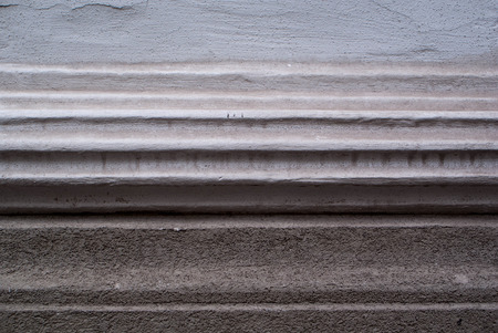 detail of stone surface on column baseの写真素材