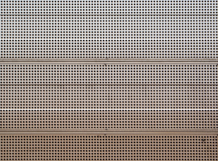 Silver brushed metal grid background and texture