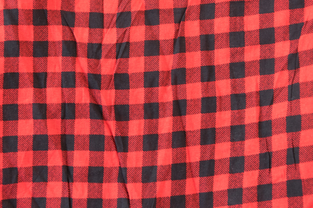Lumberjack plaid pattern fabric.の写真素材