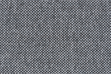 black and white fabric texture close up.