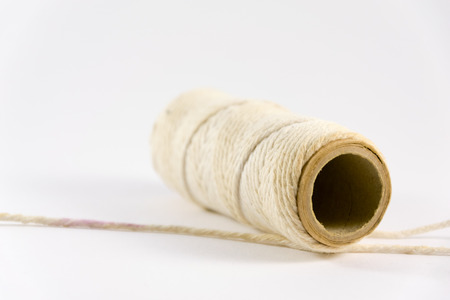 thread roll isolated on white background.