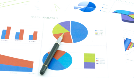 Financial analysisの写真素材