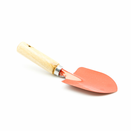 Garden tools on isolated white backgroundの写真素材