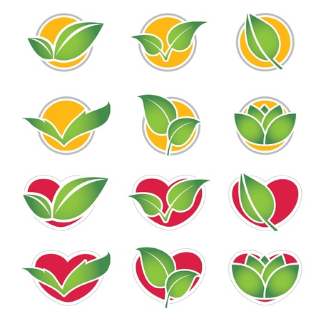 set of eco symbolのイラスト素材