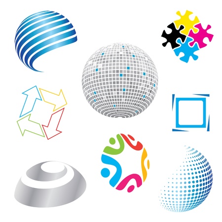 set of modern iconsのイラスト素材