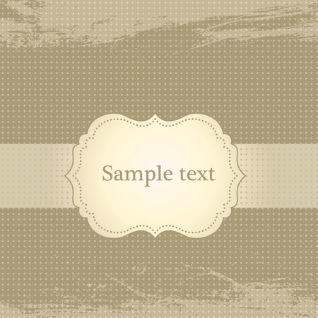 retro greeting cardのイラスト素材