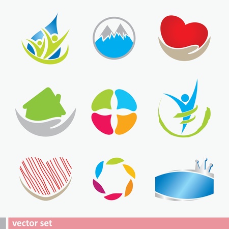 Icon design elementsのイラスト素材