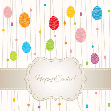 easter cardのイラスト素材