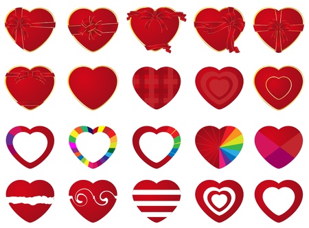 hearts setのイラスト素材