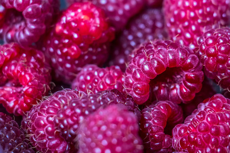Fresh raspberries