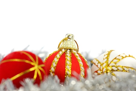 Merry christmas ball decorationの写真素材