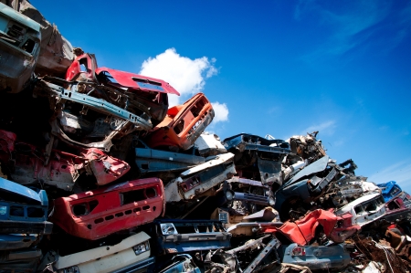 Car scrapの写真素材
