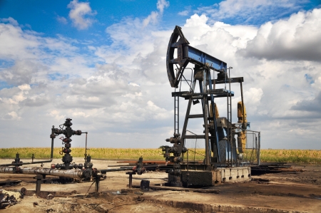 Oil pump jackの写真素材