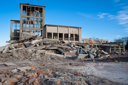 Ruined buildingsの写真素材