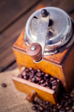 old coffee millの写真素材