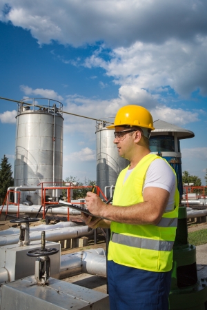 Oil and Gas Production Operatorの写真素材