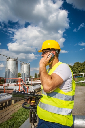 Oil and Gas Production Operatorの写真素材