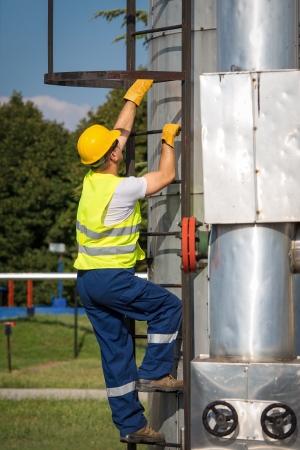 Oil and Gas Production Operatorの写真素材