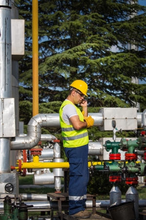 Oil and Gas Production Operatorの写真素材
