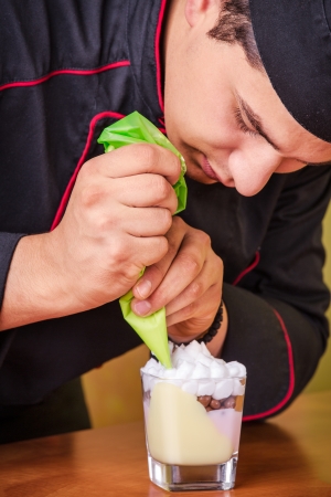 chef cookingの写真素材