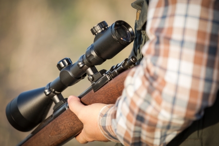full hunter hunting rifle