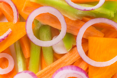 Assortment of fresh vegetablesの写真素材