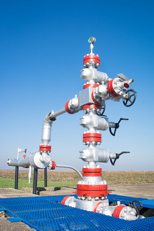 Production wellheadの写真素材