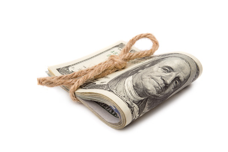 Stack of dollarsの写真素材