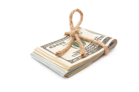 Stack of dollarsの写真素材