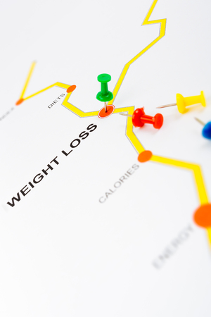 Road map to health conceptの写真素材