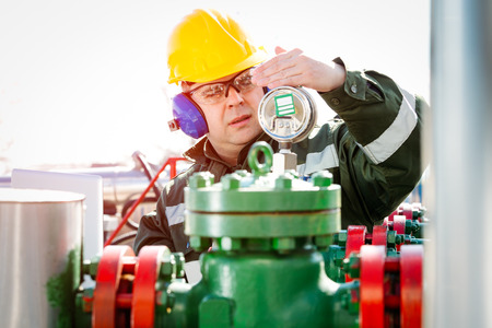 Oil and Gas Industry Workerの写真素材