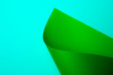 Abstract color paper in geometric shapesの写真素材