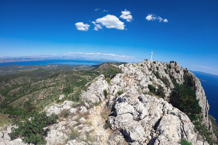 Beautiful landscape of Croatiaの写真素材