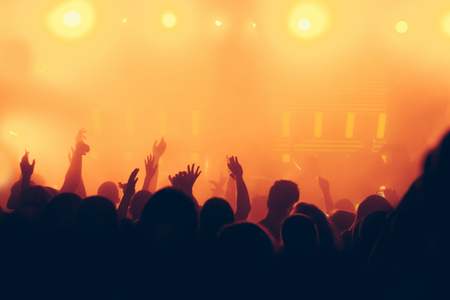 Concert crowd backgroundの写真素材