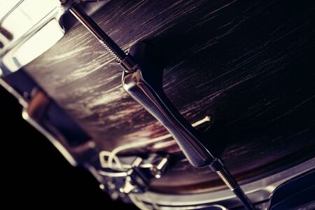 Detail of a drum kit closeupの写真素材