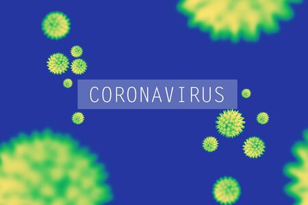 Representations Of A  Corona Virus. COVID-19 Coronavirus Infections Viruses.の写真素材