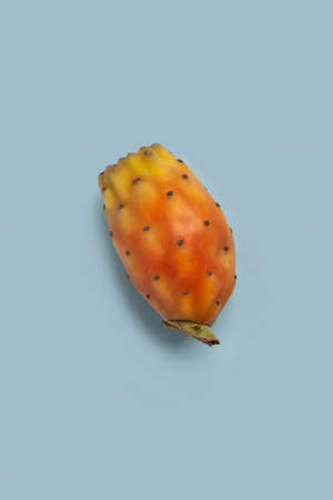 Prickly Pear Fruit On A Blue Background