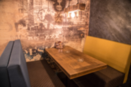 Blurred modern coffee shop for use as background. Cafe restaurant interiorの写真素材