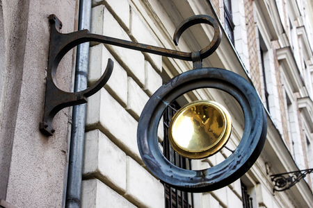 Facade decorative element. Architecture in Budapestの写真素材