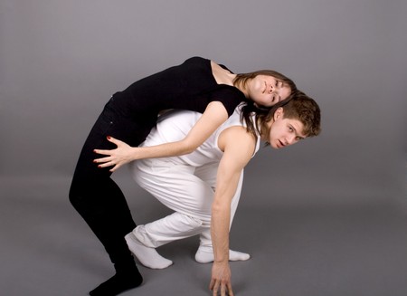 Dancing couple の写真素材