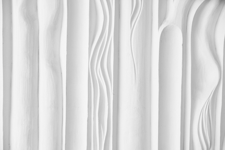Ribbed gray wall.
Gray concrete wall close paid. Blurred background