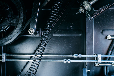 Gear chain technician tractor inside gearing ironの写真素材