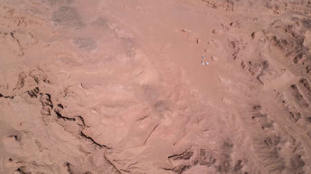Harman Tsav desert aerial view