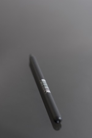 black pen with a barcodeの写真素材