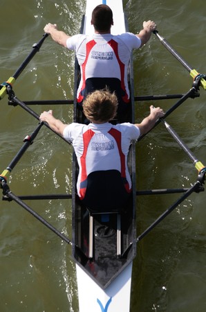 SEVILLA - FEBRUARY 21: Participants in the XV FISA Team Cup of rowing on February 21, 2009 in...