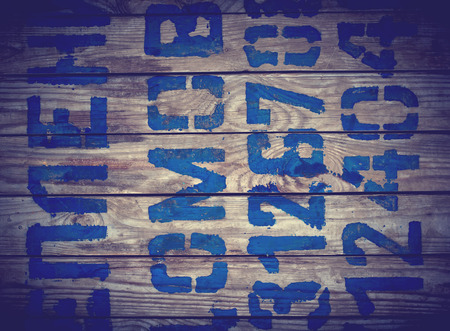 wooden background.top view . image is tintedの写真素材