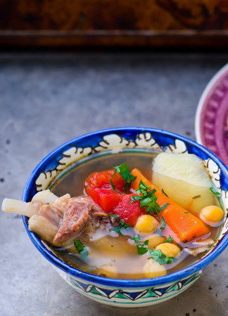 chorba, soup or stew found in national cuisines across Eastern Europe, Central Asia, and the Middle Eastの写真素材