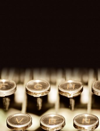 Typewriter Keysの写真素材