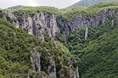 The Ucka mountains in Istria in Croatia.の写真素材